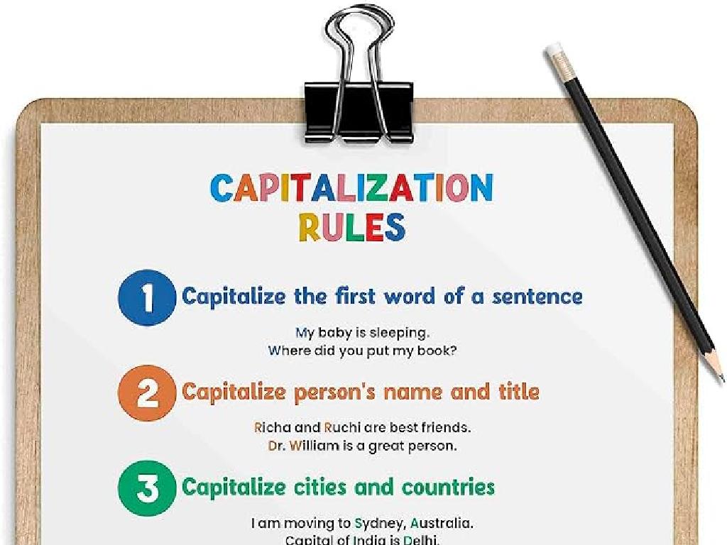 Capitalization