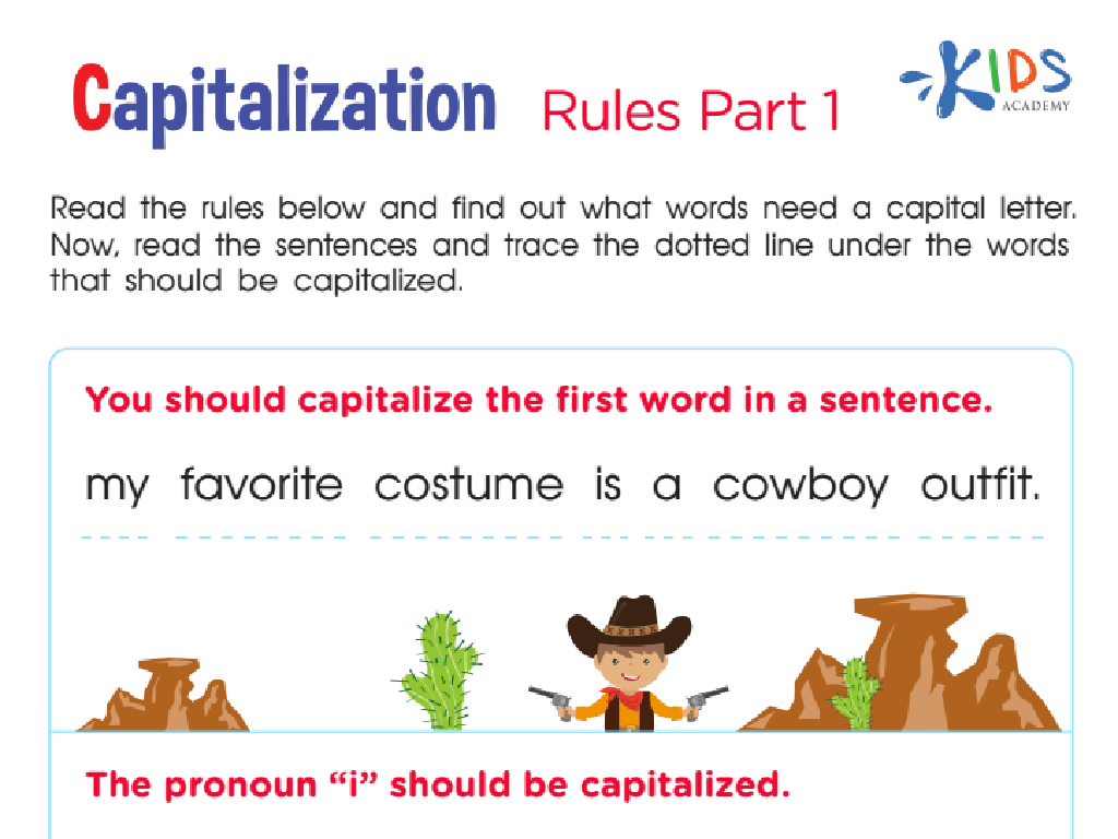 Capitalization