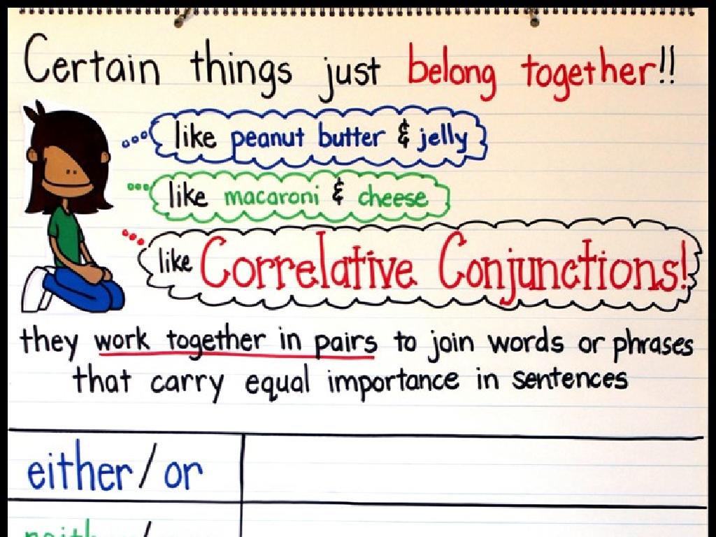 Conjunctions