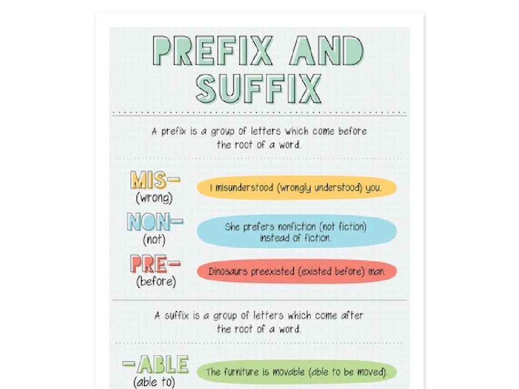 Prefixes-And-Suffixes