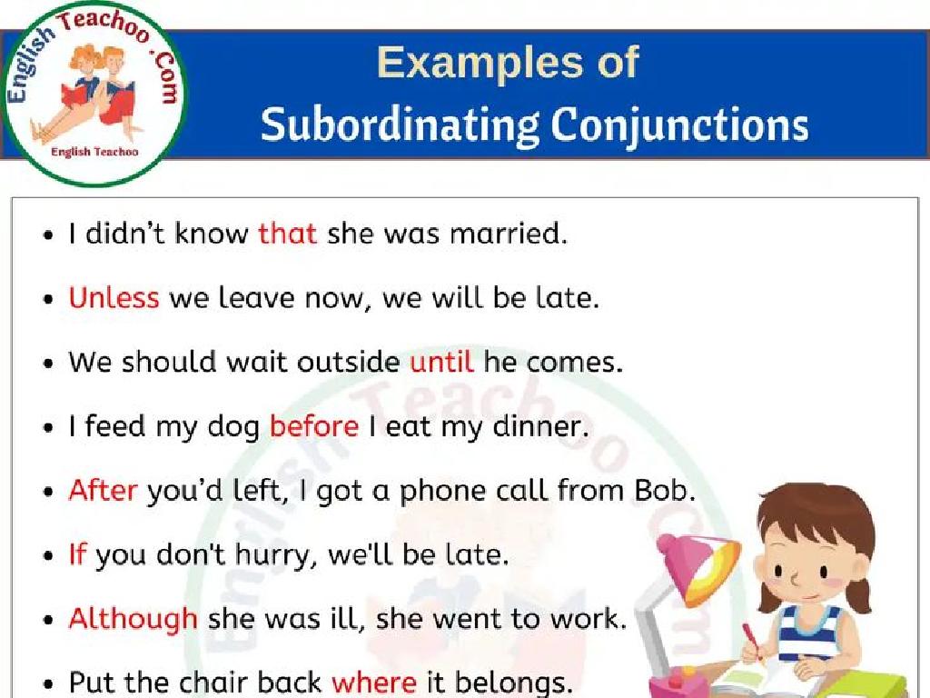 Conjunctions
