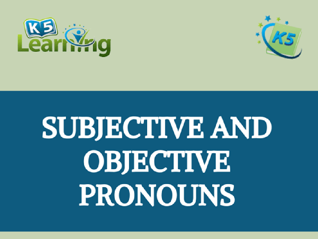 Pronouns