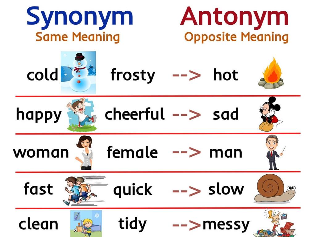 Synonyms-And-Antonyms