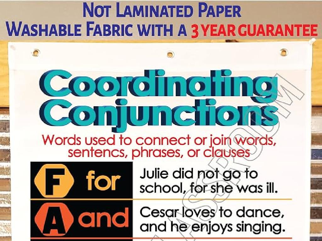 Conjunctions