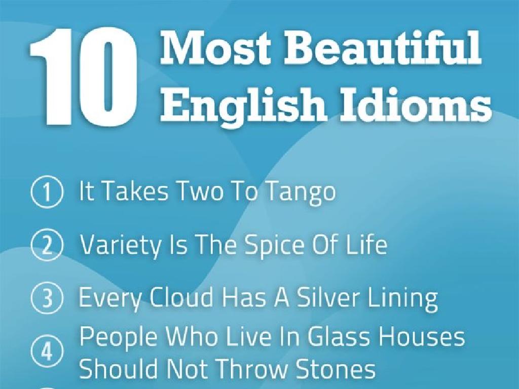 Idioms-And-Adages