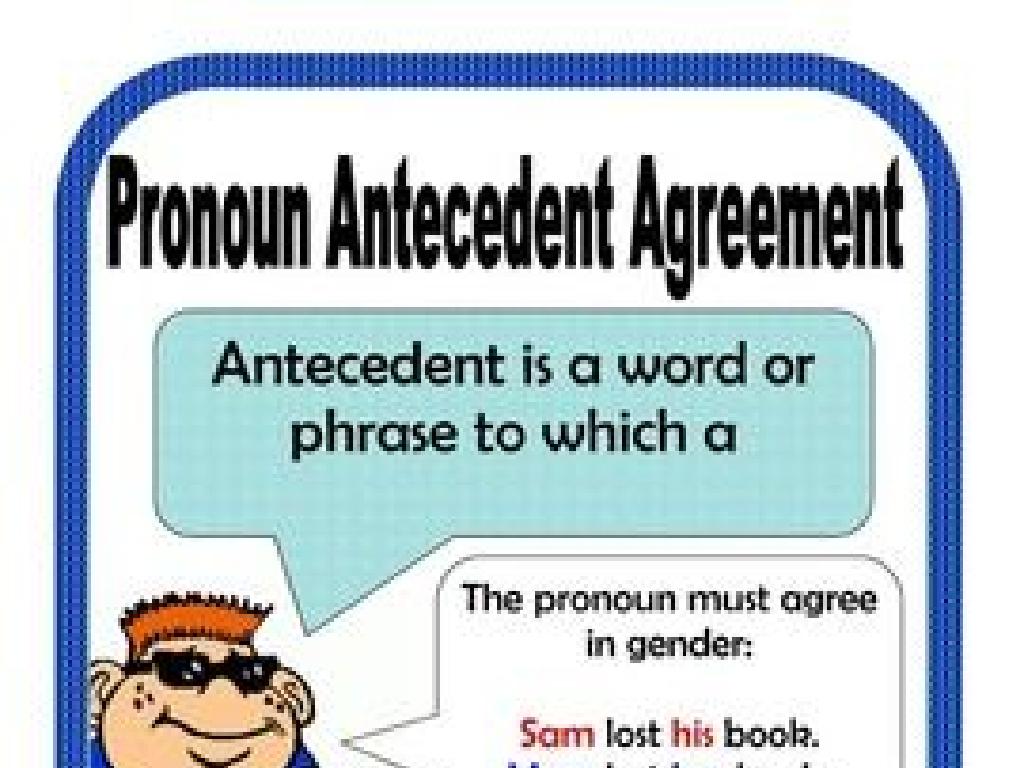 Pronouns-And-Antecedents