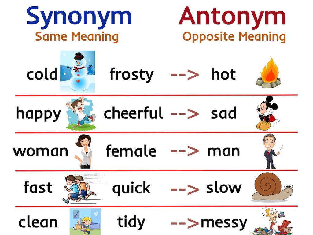 Synonyms-And-Antonyms